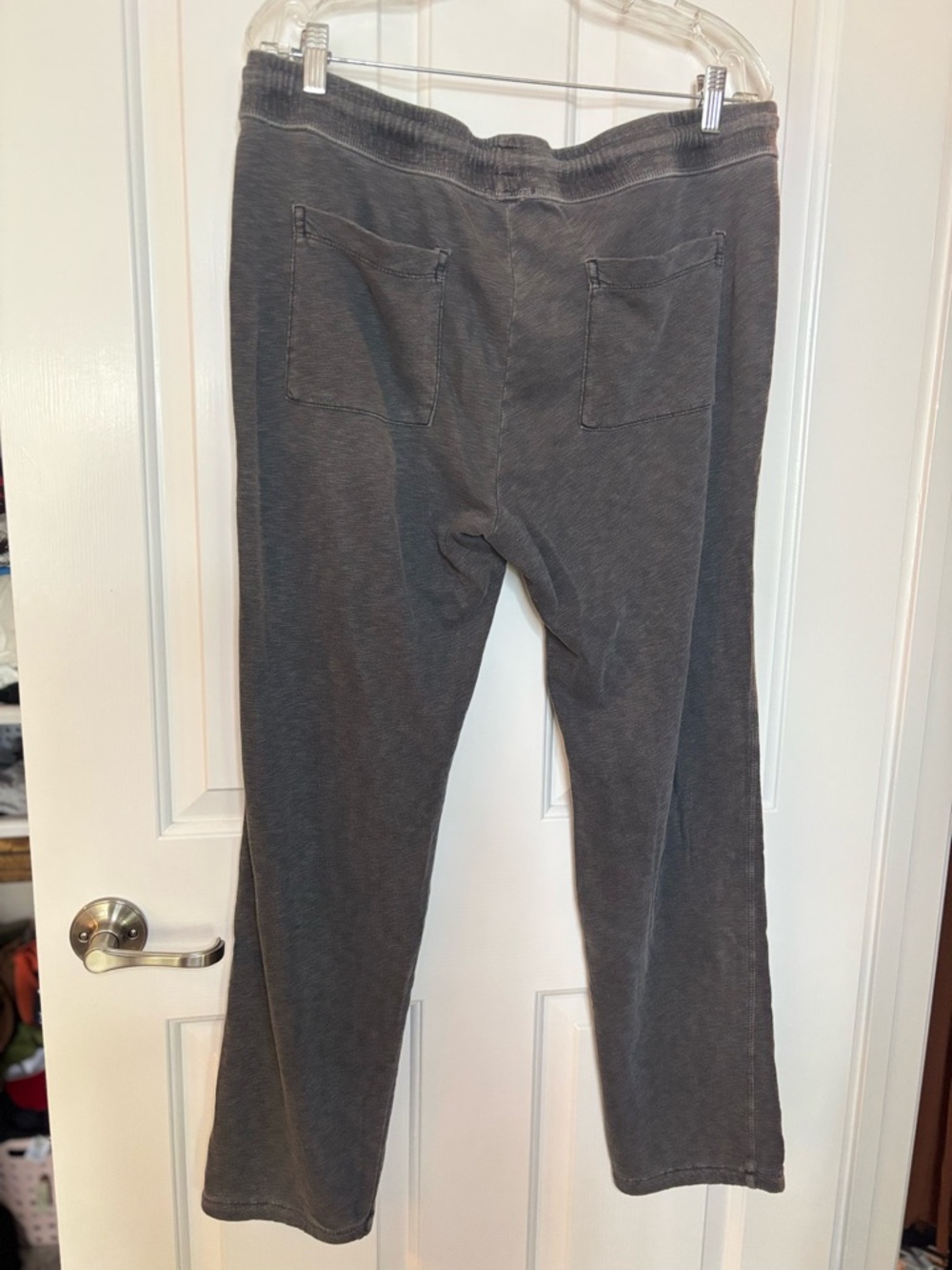 James Perse Men's Charcoal Gray Lightweight Drawstring Joggers size 2/M - Picture 8 of 11